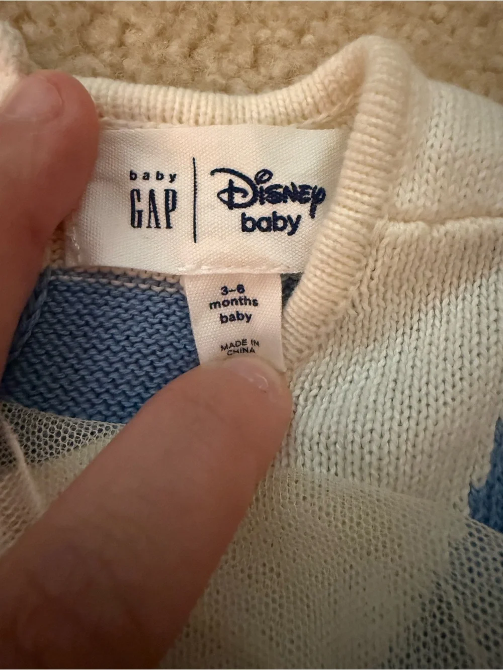 Disney Gap Baby Blue, Cream and Red Princess Tulle Snow White Dress